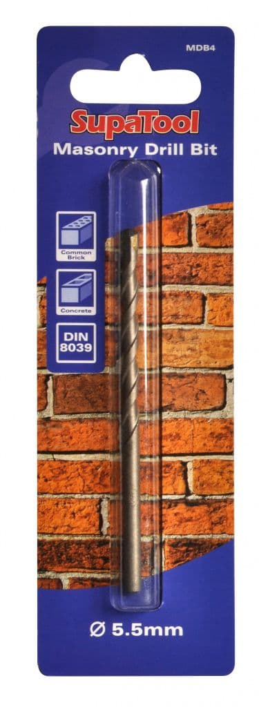 SupaTool Masonry Drill Bit - 5.5mm x 100mm