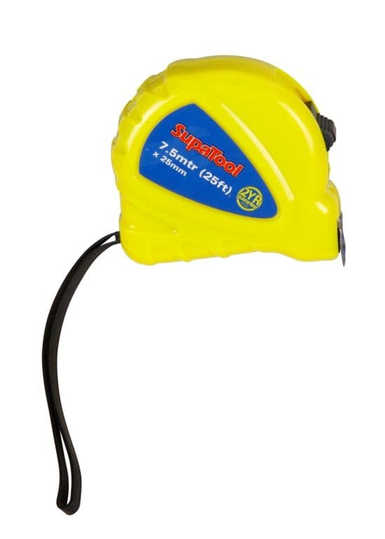 SupaTool Plastic Tape Measure - 7.5m x 25mm