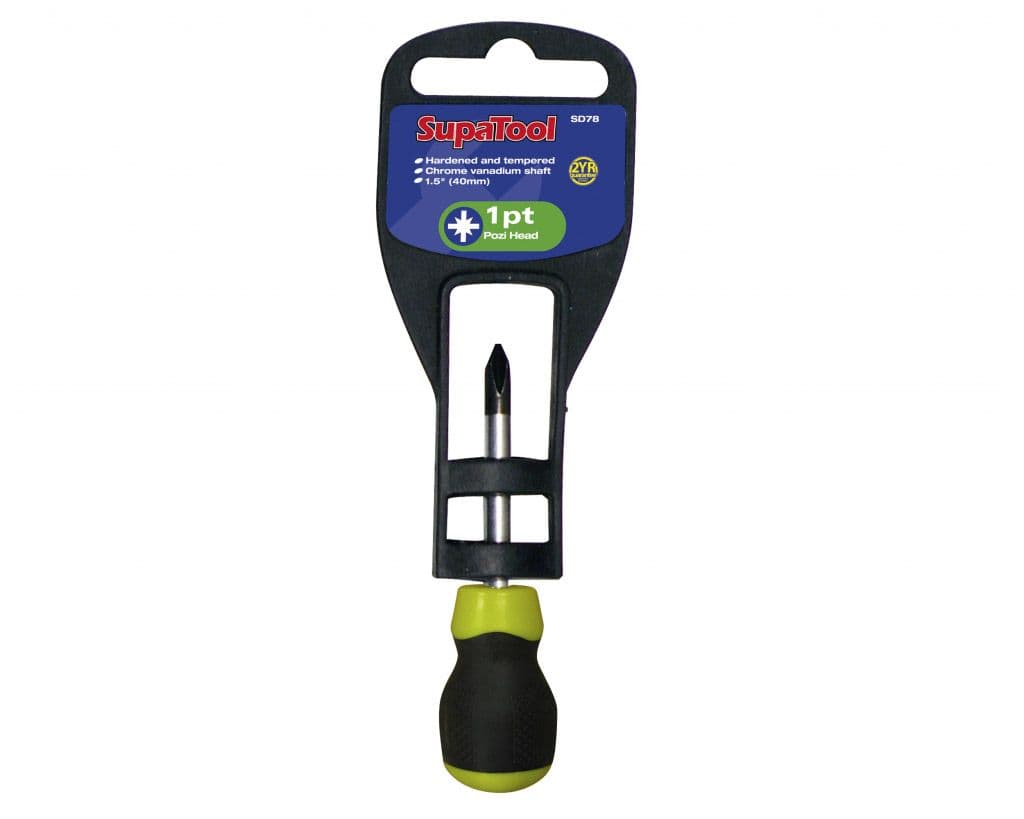 SupaTool Pozi Head Soft Grip Handle - 40mm x No.1