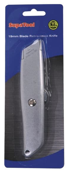 SupaTool Retractable Knife - 19mm blade