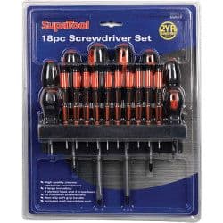 SupaTool Screwdriver Set - 18 Piece