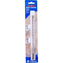 SupaTool Slotted Drill Shaft (SDS) Masonry Drill Bits - 7x210mm