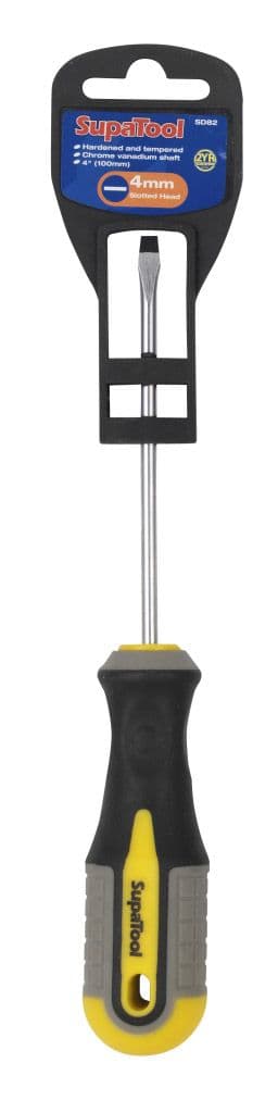 SupaTool Slotted Head Screwdriver - 100mm x 4mm