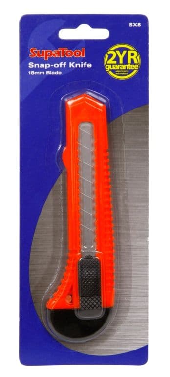 SupaTool Snap Off Knife - 18mm Blade