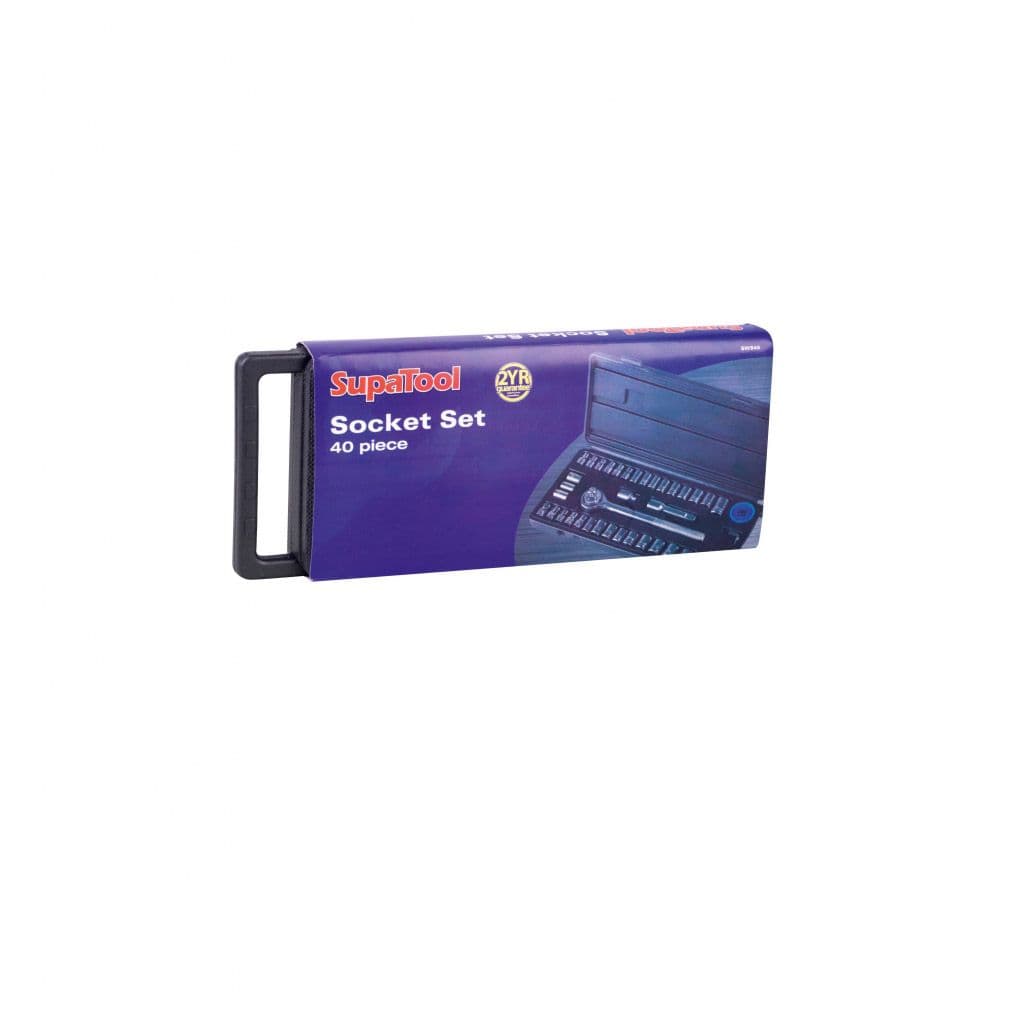 SupaTool Socket Set - 40 piece