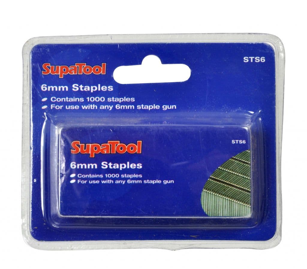 SupaTool Staples - 6mm