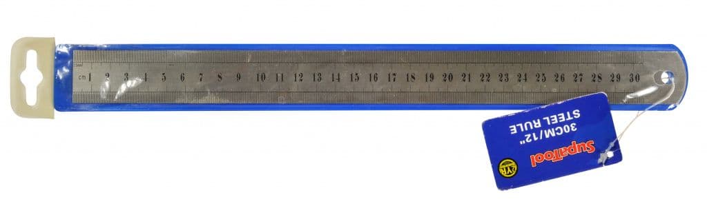 SupaTool Steel Rule - 12" (300mm)