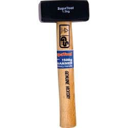 SupaTool Stoning Hammer With Wooden Shaft - 1500g