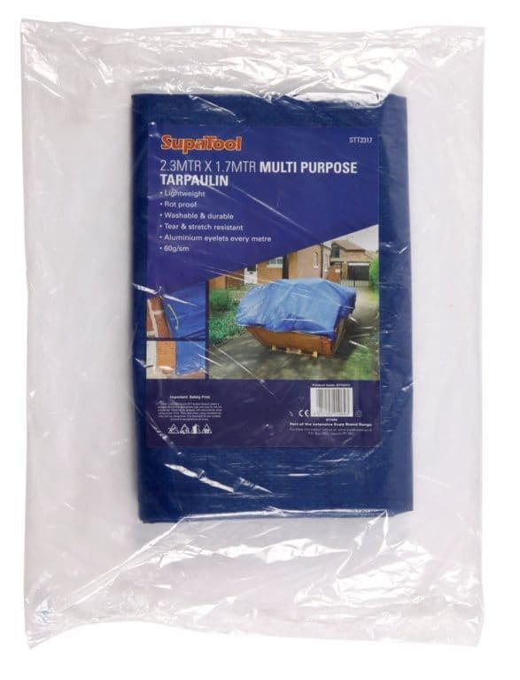 SupaTool Tarpaulin - 2.3m x 1.7m