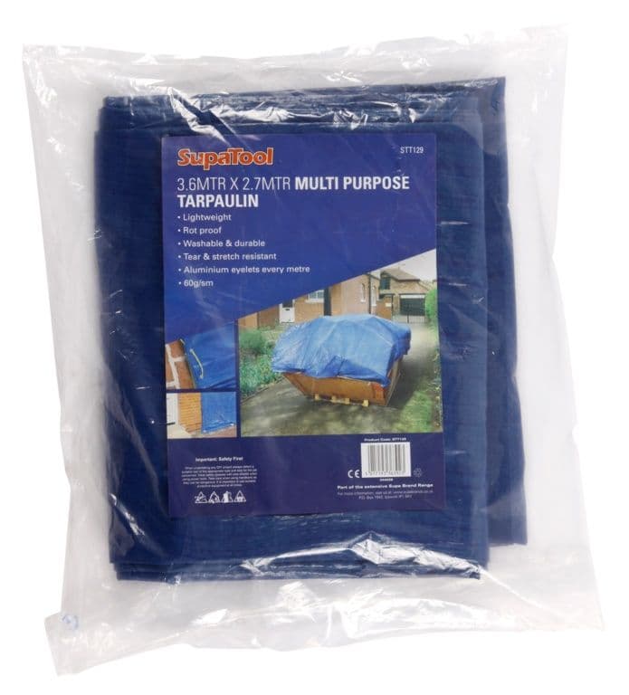 SupaTool Tarpaulin - 3.6m x 2.7m