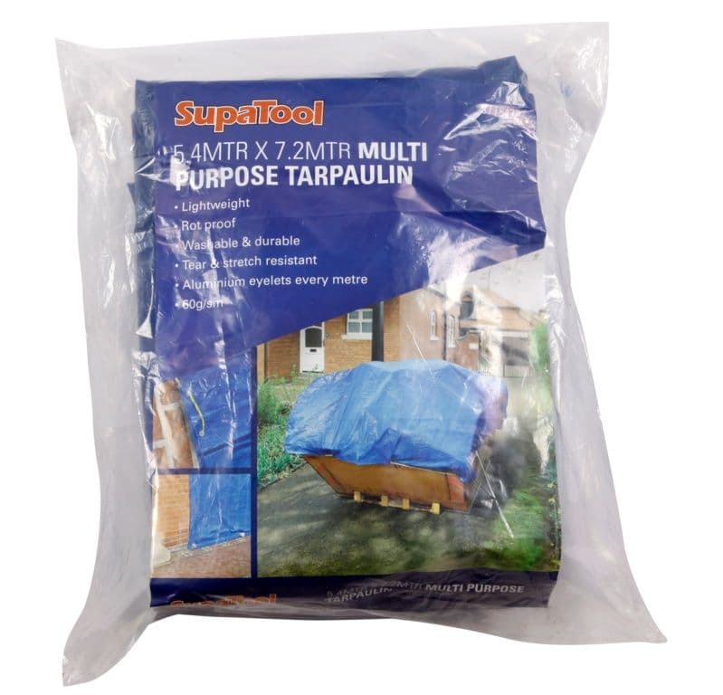 SupaTool Tarpaulin - 5.4m x 7.2m