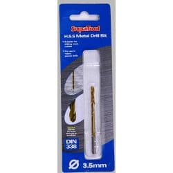 SupaTool Titanium Coated HSS Drill Bits - 3.5x70mm