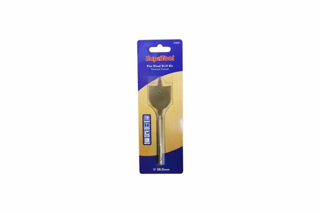 SupaTool Titanium Flat Wood Drill Bit - 38mm