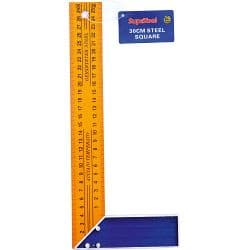 SupaTool Yellow Steel Square - 300mm
