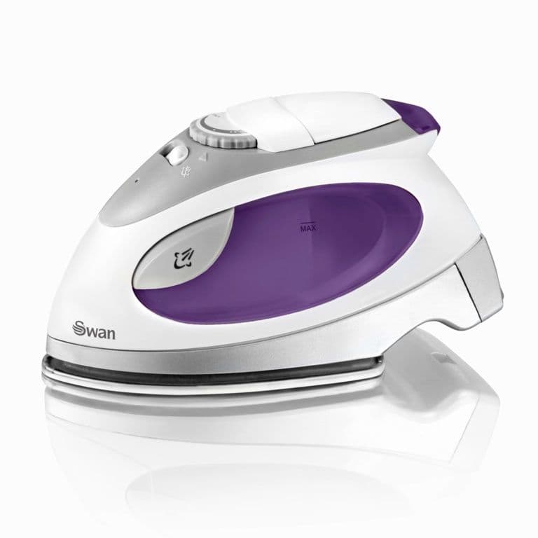 Swan Travel Iron With Pouch - Purple