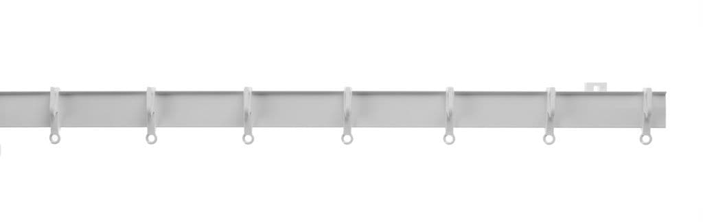 Swish Aluglyde White Track Complete With Fittings - 250cm