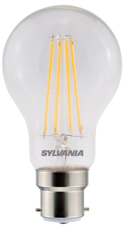 Sylvania Retro GLS Lamp Clear B22 806 Lumen - Warm White