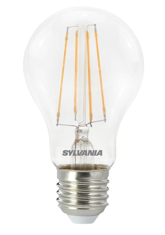 Sylvania Retro GLS Lamp Clear E27 ES 806 Lumen - Warm White