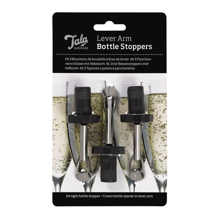 Tala Lever Arm Bottle Stoppers - Pack 3