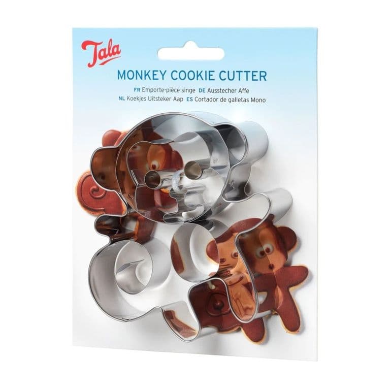 Tala Monkey Cookie Cutter - Stainless Steel