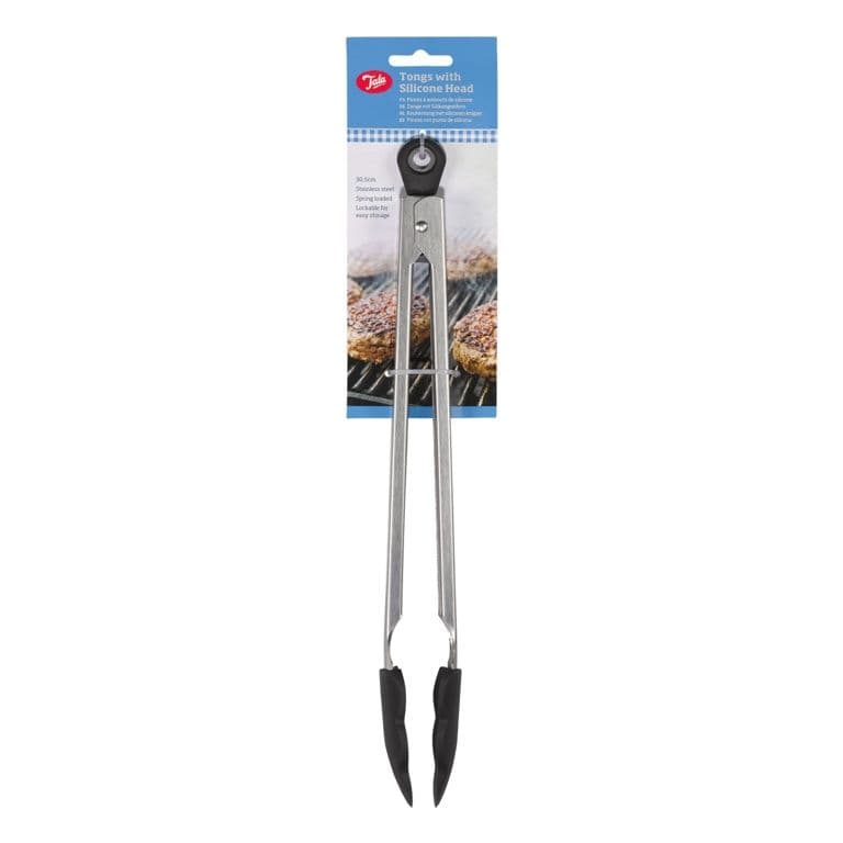 Tala Stainless Steel Tongs With Silicone Head - 30.5cm