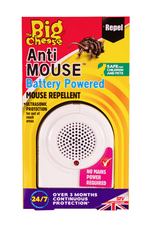 The Big Cheese Anti Mouse Battery Powered Mouse Repellent