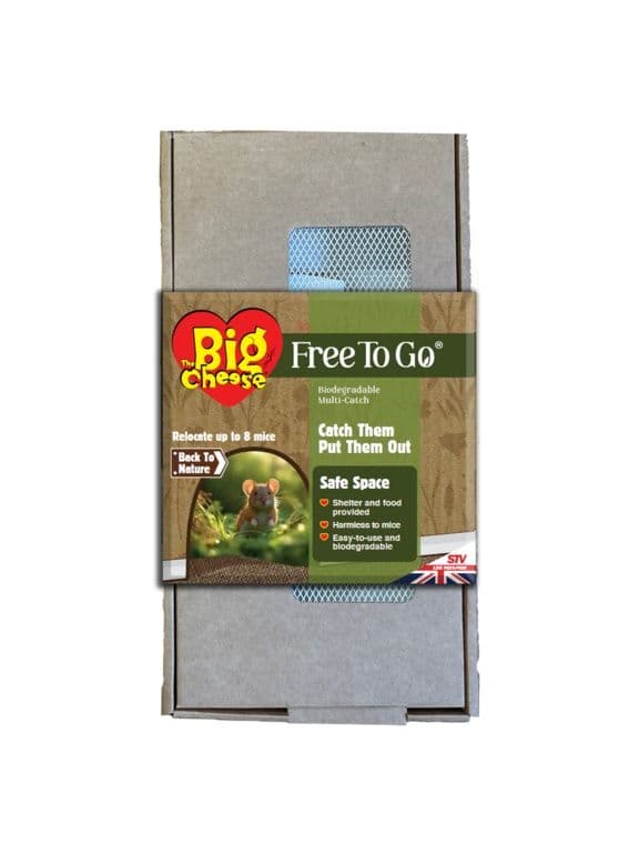 The Big Cheese Free To Go Biodegradable Mouse Trap - Multi Catch