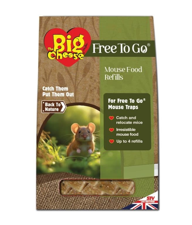 The Big Cheese Free To Go Mouse Food Refill - 10g x 15