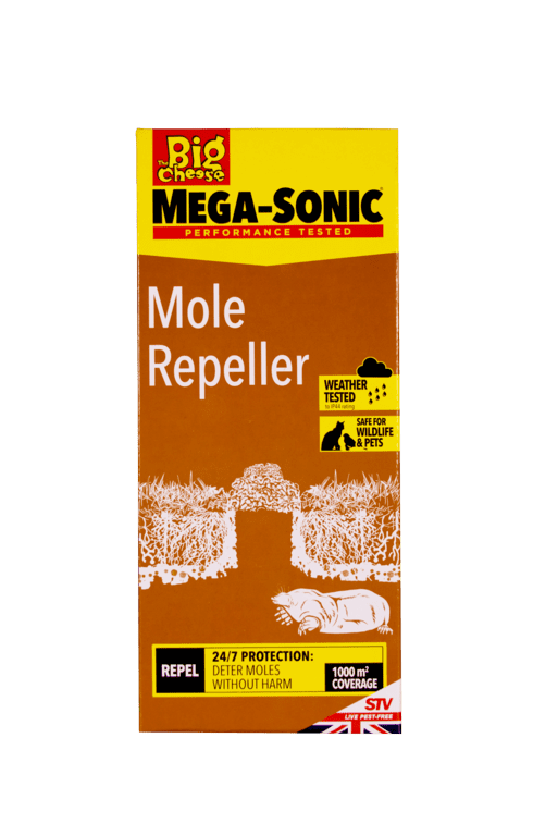 The Big Cheese Mega Sonic Mole Repeller