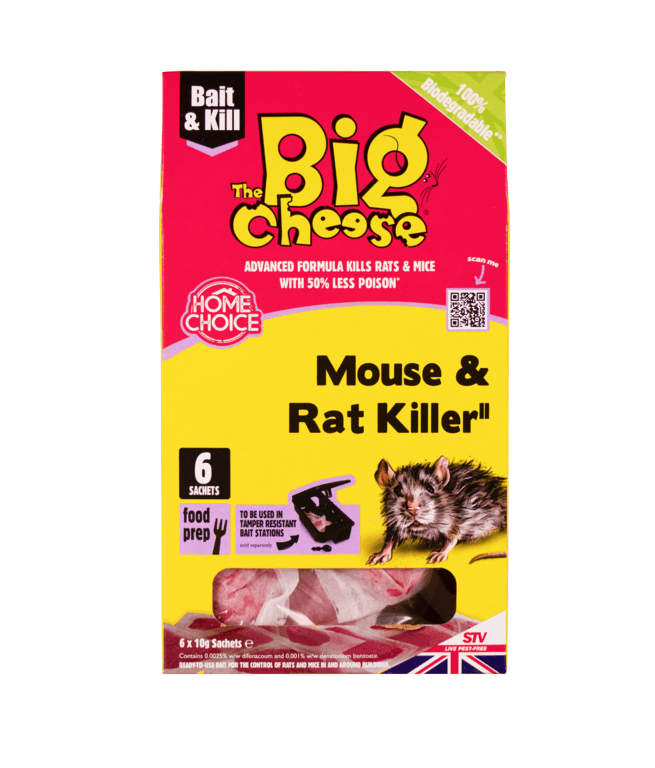The Big Cheese Rat & Mouse Killer - Pack 6