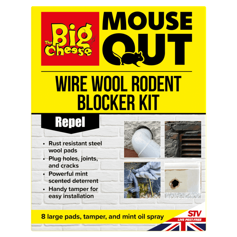 The Big Cheese Wire Wool Rodent Blocker Kit