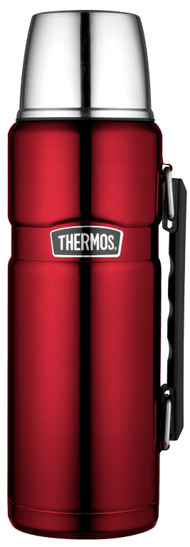Thermos Stainless Steel King Flask 1.2L - Red