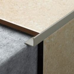 Tile Rite L Shape Grey Tile Trim - 2.44m x 12mm