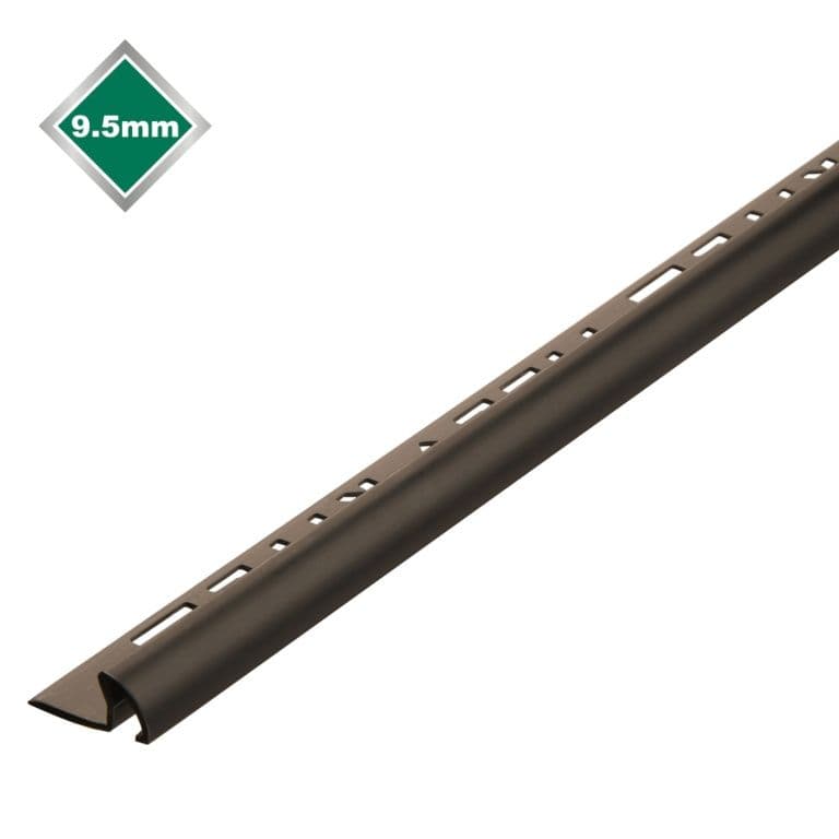 Tile Rite Profile + Tile Trim - 2.4m x 9.5mm Black
