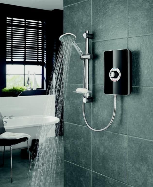 Triton Collection II 9.5kw Electric Shower - Black Gloss