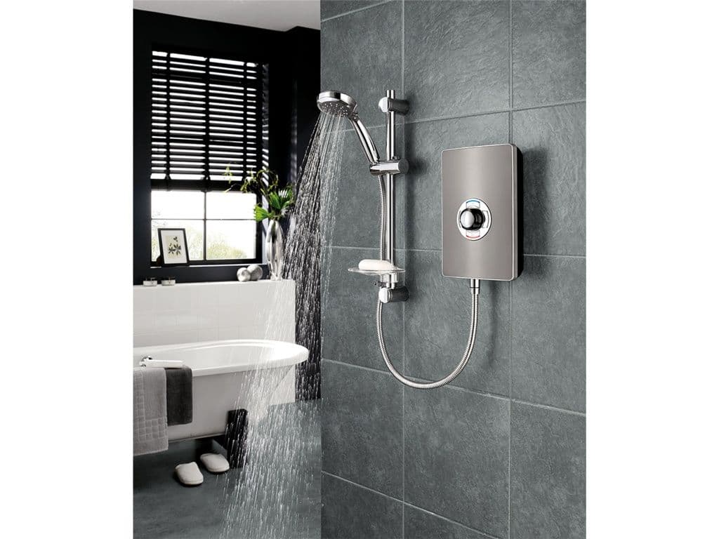 Triton Collection II 9.5kw Electric Shower - Gun Metal