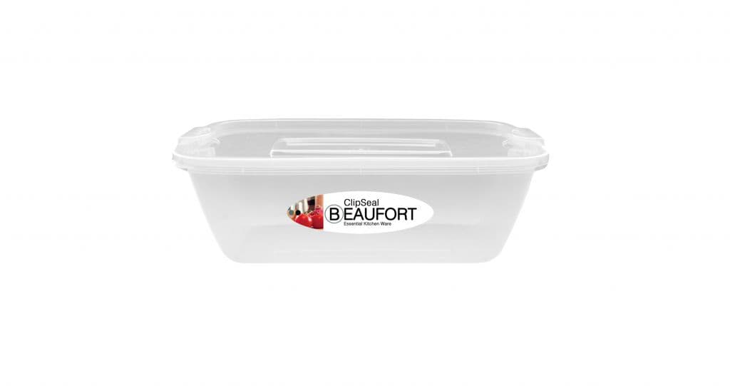 Ultra Food Container Rectangular Clipped Lid - 1L
