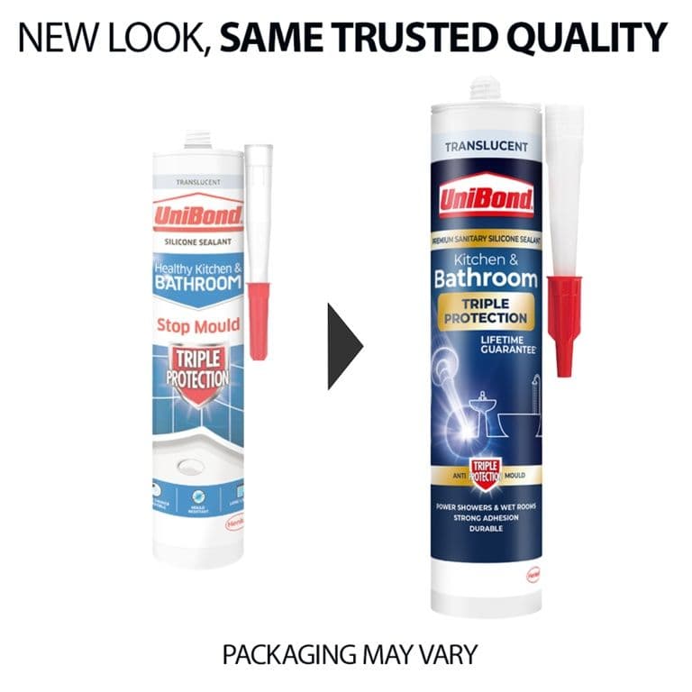 UniBond Kitchen & Bathroom Triple Protection - 291g Translucent
