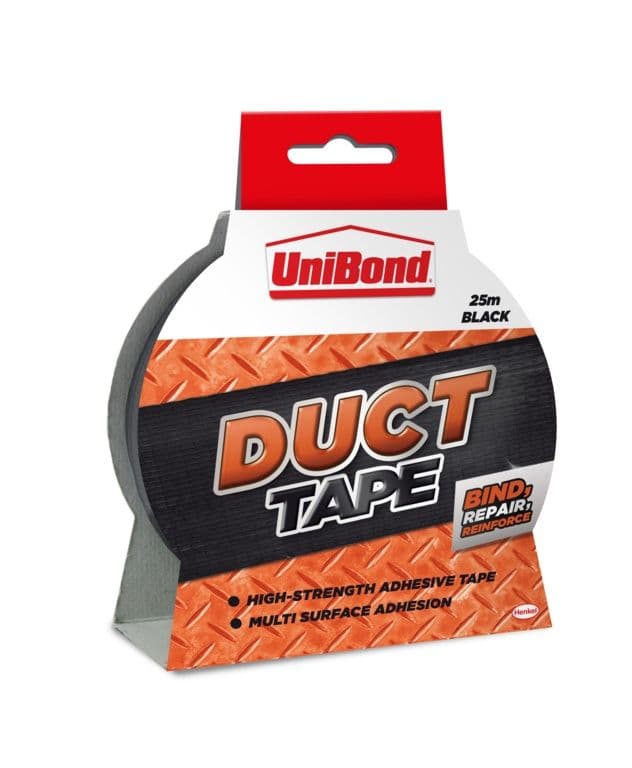 UniBond Original Duct Tape - Black 50mm x 25m