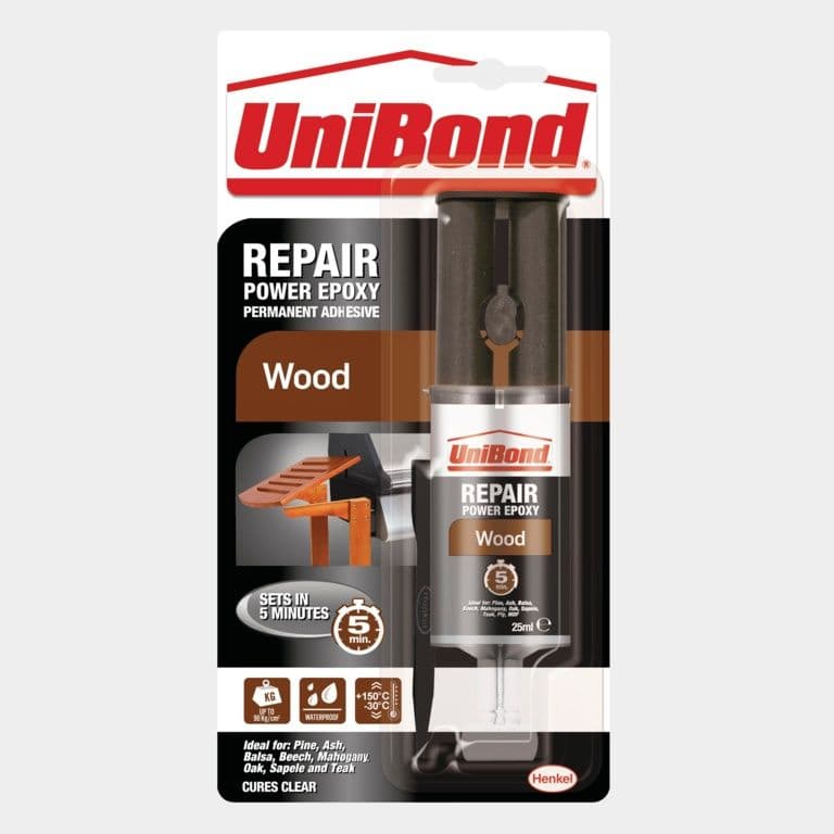 UniBond Repair Power Epoxy Wood - Syringe 25ml