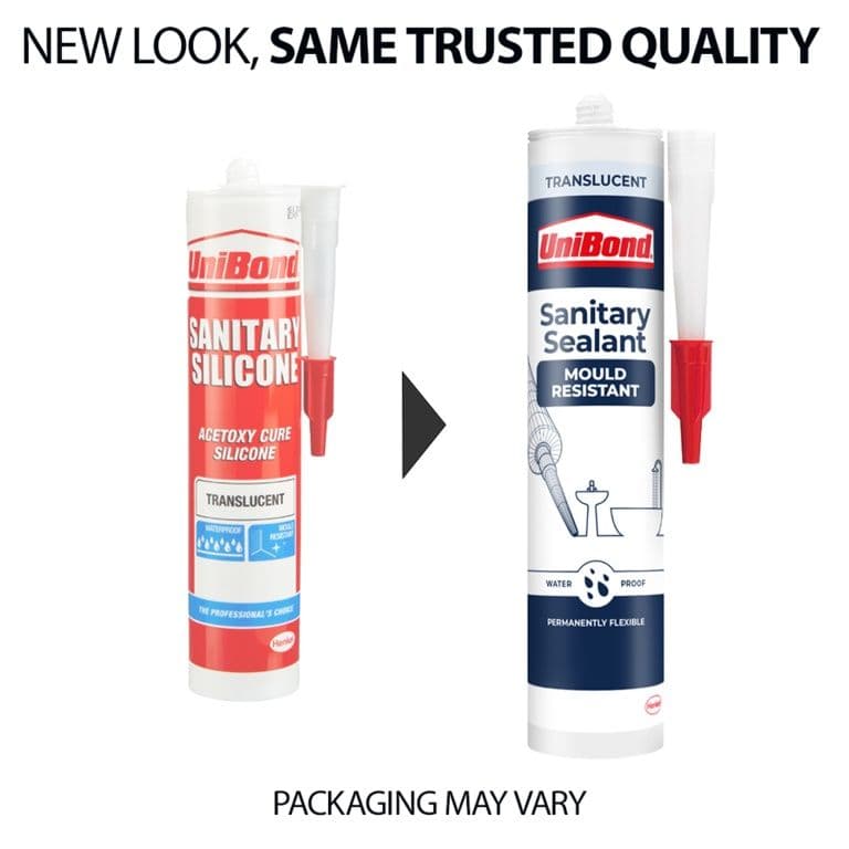 UniBond Sanitary Anti Mould Cartridge - 274g Translucent