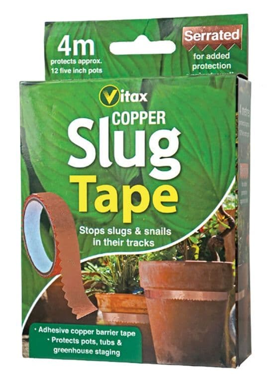Vitax Copper Slug Tape Clip Strip of 12 - 4m