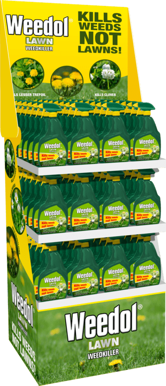 Weedol Lawn Weedkiller Gun - Display of 80 x 800ml