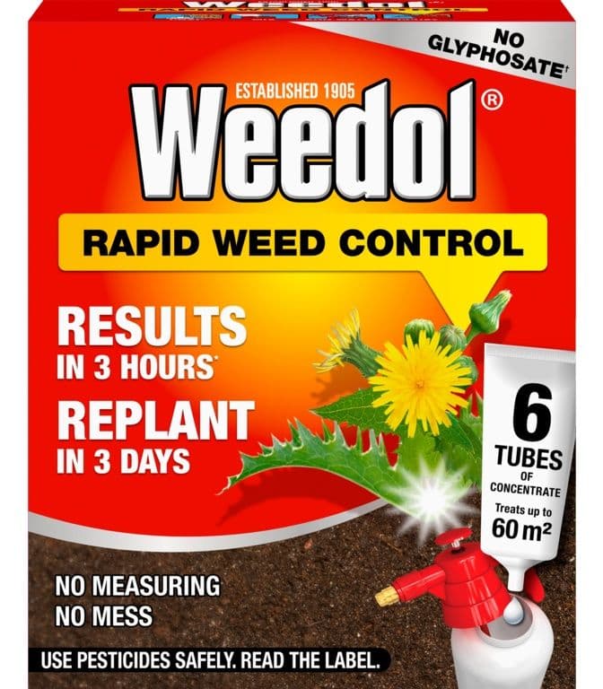 Weedol Rapid Concentrate - 6 Tubes