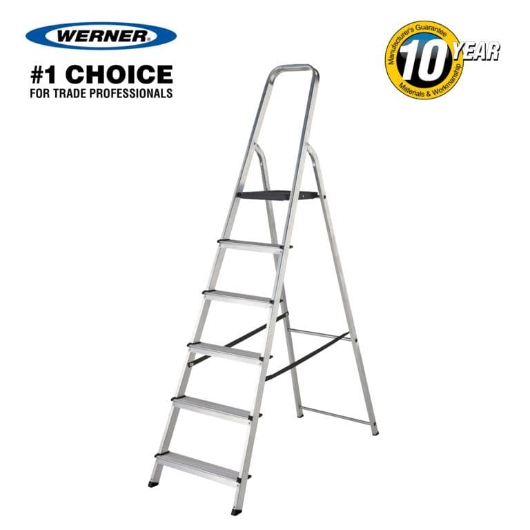Werner High Handrail Step - 6 Tread