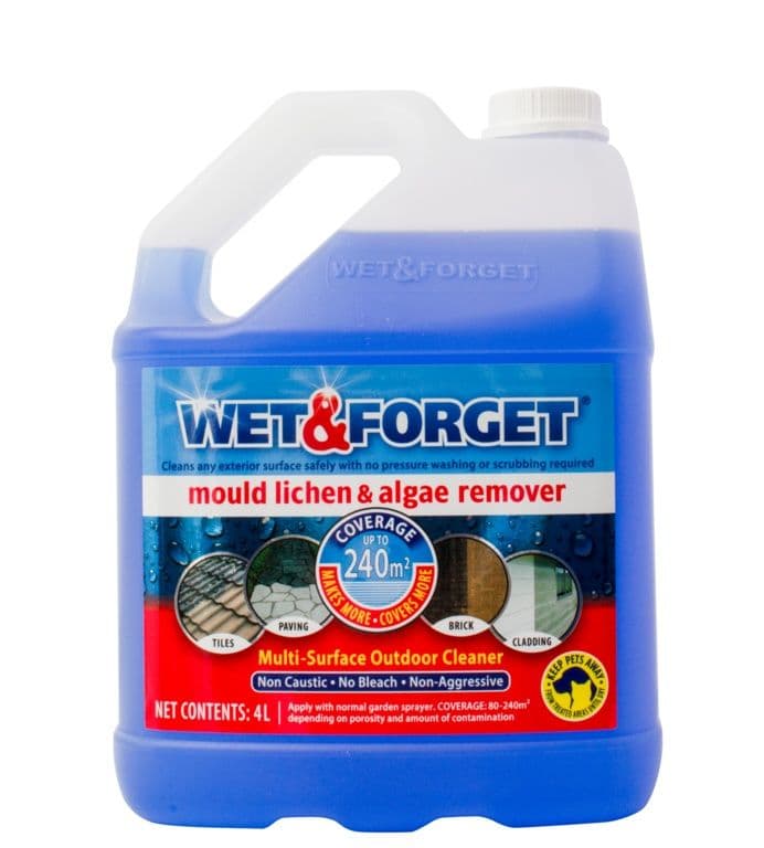 Wet & Forget Mould Lichen Algae Remover - 4L