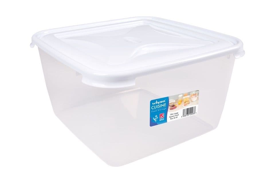 Wham Square Food Storer - 15L