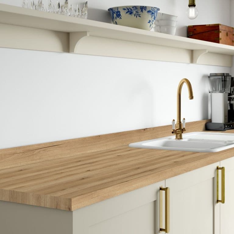 Wilsonart Lundby Oak Worktop Square Edge - 3m x 600 x 38mm