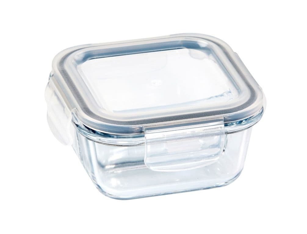Wiltshire Square Glass Food Container - 300ml capacity