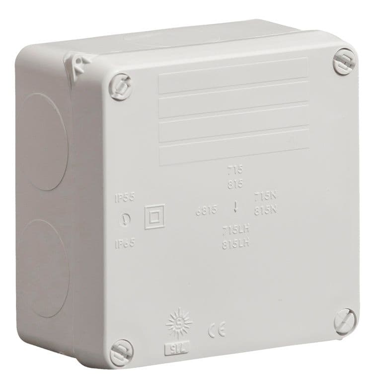 Wiska 815lh WIB 1 Junction Box IP65 - Grey